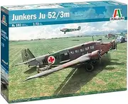 Italeri 1:72 Ju-52/3m Model Building Kit, Crafts, Hobby, Gluing, Plastic Kit, Detailed Military Kit, Military, Multi-Coloured