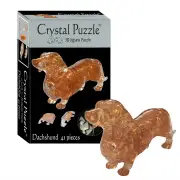 3D Dachshund Crystal Puzzle