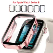 For Apple Watch Series 8 SE 49mm Waterproof Case Tempered Glass Screen Protector