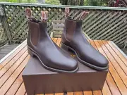 RM Williams Comfort Craftsman Chestnut Mens Yealing Leather Boots 8H 9US NEW!!