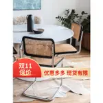 藤家具►❐辦公椅電腦椅會議椅不銹鋼韓國THONET椅實木真藤餐廳培訓椅餐椅11