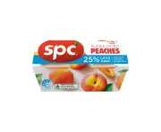 Spc Peach Less Sugar Fruit Snacks 4 Pack 120gm x 6