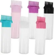 Ipetboom Oil Bottle Applicator Hair Dyeing Comb Hair Root Bottle for Scalp Care Versatile Home Salon Kit