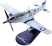 Replica Pre-Build Aircraf Classic Vintage Fighter Aircraft 1:72 For Scale P51B Mustang Fighter 339 Aviation Wing Metal Diecast Military Display Aircraft Model For Display Collection Or Gift Collection