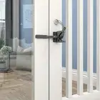 Fence Lock Gate Latch Self Locking Adjustable Spring Door Latch for Outdoor