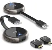 165FT/50M Wireless HDMI Transmitter Receiver Kit 4K/5G – Projector Monitor HDTV