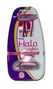 Personna Halo Softglide Women 5 Blade Razor (1 Pack Of 3 Razors)
