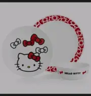 2021 Corelle hello kitty 3pcs bistro set - New In Box