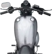 Drag Specialties - 11583-BX46 - Smooth-Top Twin-Cap Style Extended Gas Tank - XL