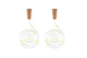 2x Goobay Battery Operated 95cm Bottle String Light w 10 LED Timer Decoration