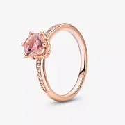 Authentic Pandora Rose Sparkle Crown Ring Size (58) 8.5
