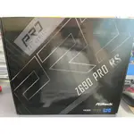 華擎 Z690 PRO RS DDR4 主機板 全新 蘆洲可自取📌附購買證明📌自取價4050