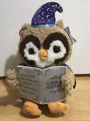 Cuddle Barn Octavius The Storytelling Owl Talking Plush 13.5" Wizard Toy NWT