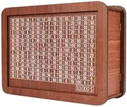 Goal Setting Savings Jar, 2024 Upgraded Wooden Money Chest, Vintage Style Coin Keeper Box with Digital Tally Piggy Bank, Handcrafted Cash Container for Children and Adults (Goal 10000)