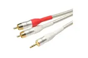 Accento Dynamica 3.5mm to Stereo RCA High-Quality OFC Cable Length: 1.5M