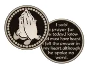 Pocket Token - I Said A Prayer - Great Personalised Gift - Send Some Good Luck