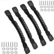 4 Pack Kayak Carry Handles,Kayak Molded Webbing Handle with End Caps
