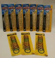 Bazic 1" Nickel-Plated Silver Metal Book Ring Lot x 84 Kaizen 1" Color x 30 114
