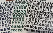 Creative Memories Lot of 3 ALPHABET LETTERS, LARGE ABC/123 SCRAPBOOKING