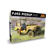 AK Interactive 1/35 FJ43 Pickup with SPG-9. RECOILLESS GUN Plastic Model Kit/