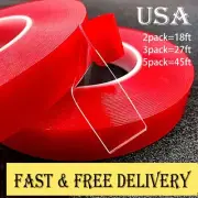 Nano Double Sided Tape-Traceless Washable Adhesive Invisible Gel-2.3.5pack