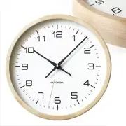 KATOMOKU muku clock 11 natural radio clock continuous second hand km-94 φ306mm