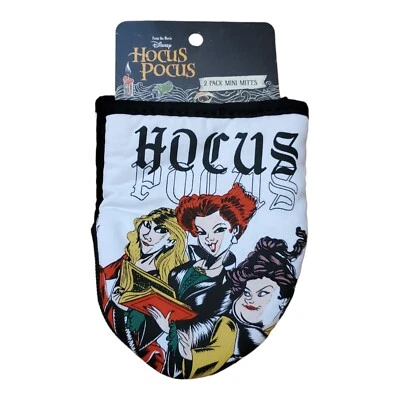 Disney Hocus Pocus 2 Pack Oven Mini Mits New