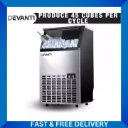 Ice Maker Machine Portable Commercial Stainless Steel Ice Cube Tray Rapid 60kg