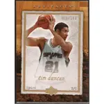 07-08 UPPER DECK NBA ARTIFACTS GOLD #85 TIM DUNCAN /100