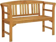 Generic Garden Bench 120 cm Solid Acacia Wood,310284