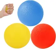 3 Levels Resistance Hand Exercise Balls Set for Finger Wrist Strength Training