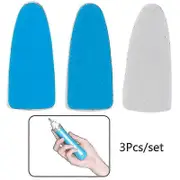 Replacement Heads 3bits Electric Nail File Machine Nail Pedicure Buffer Tool Kit