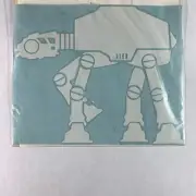 AT-AT Walker Vinyl Sticker Decal Imperial Army Large White Logo Star Wars