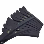 10 x GHD Alligator Crocodile Hair Clips - Black