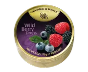 Cavendish and Harvey Wild Berry Drops Candy Tin 175g x 10 Units
