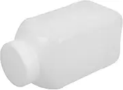 BUGUUYO 2pcs Wide Mouth Chemical Reagent Bottles Leak Plastic Storage Containers Laboratory Sample Bottles Thickened Material White