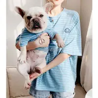在飛比找蝦皮購物優惠-【Yao寵物】寵物主人親子裝 夏季狗狗短袖 中小型犬貓咪比熊