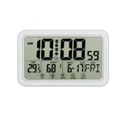 Touch Screen Mute Electronic Alarm Clock Perpetual Calendar Clock Luminous Temperature And Humidity Clock