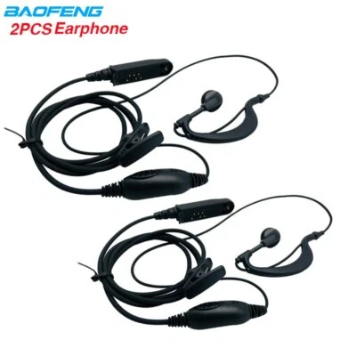 Headset Earpiece Earphone with Mic For Baofeng UV-9R Plus Walkie Talkie Radio