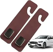Car Back Seat Hook, Seat Back Purse Hook - 2 Bendable Storage Hooks Car Headrest Hanger | Car Storage Hanger for SUV, Caravan, Interior Organizer Umbrella, Tote Bag
