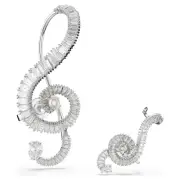 NEW Swarovski Ariana Grande x Swarovski Treble Clef Clip Earrings