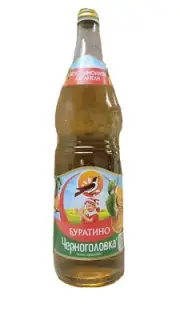 Chernogolovka Soft Drink Buratino Glass Jar 1 L Pack Of 6 Черноголовка Буратино