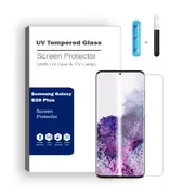 Advanced UV Liquid Glue 9H Tempered Glass Screen Protector for Samsung Galaxy S20 Plus - Ultimate Guard, Screen Armor, Bubble-Free Installation