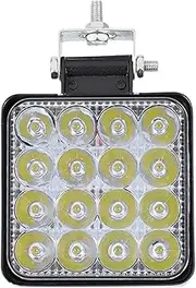 Offroad Vehicle Floodlight,3 Inch Square LED Driving Headlight for Car | Indoor Outdoor Work Light Waterproof Tractor Auxiliary Lamp for Garden, Backyard