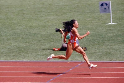 Florence Griffith Joyner United States competes in the 1988 Olympic 1988 Photo 6