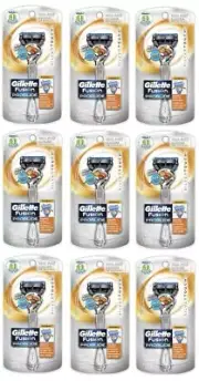 *9 Silver Touch FLEXBALL Gillette FUSION Proglide Manual Razor handle Flex Ball