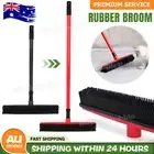 AU Rubber Broom For Pet Dog Cat Hair Sweeper Squeegee Windows Car Long Handle