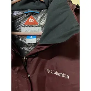 Columbia哥倫比亞雙色拼接防風防水機能外套M號