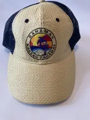 Nassau Bahamas cap hat mesh back snap back NWT