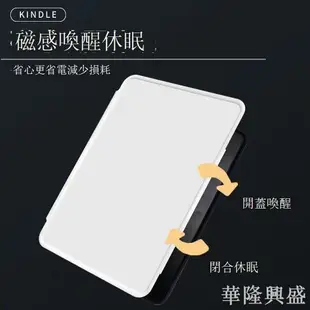 適用于kindle保護套paperwhite5青春電子書閱讀器kpw1234休眠喚醒殼